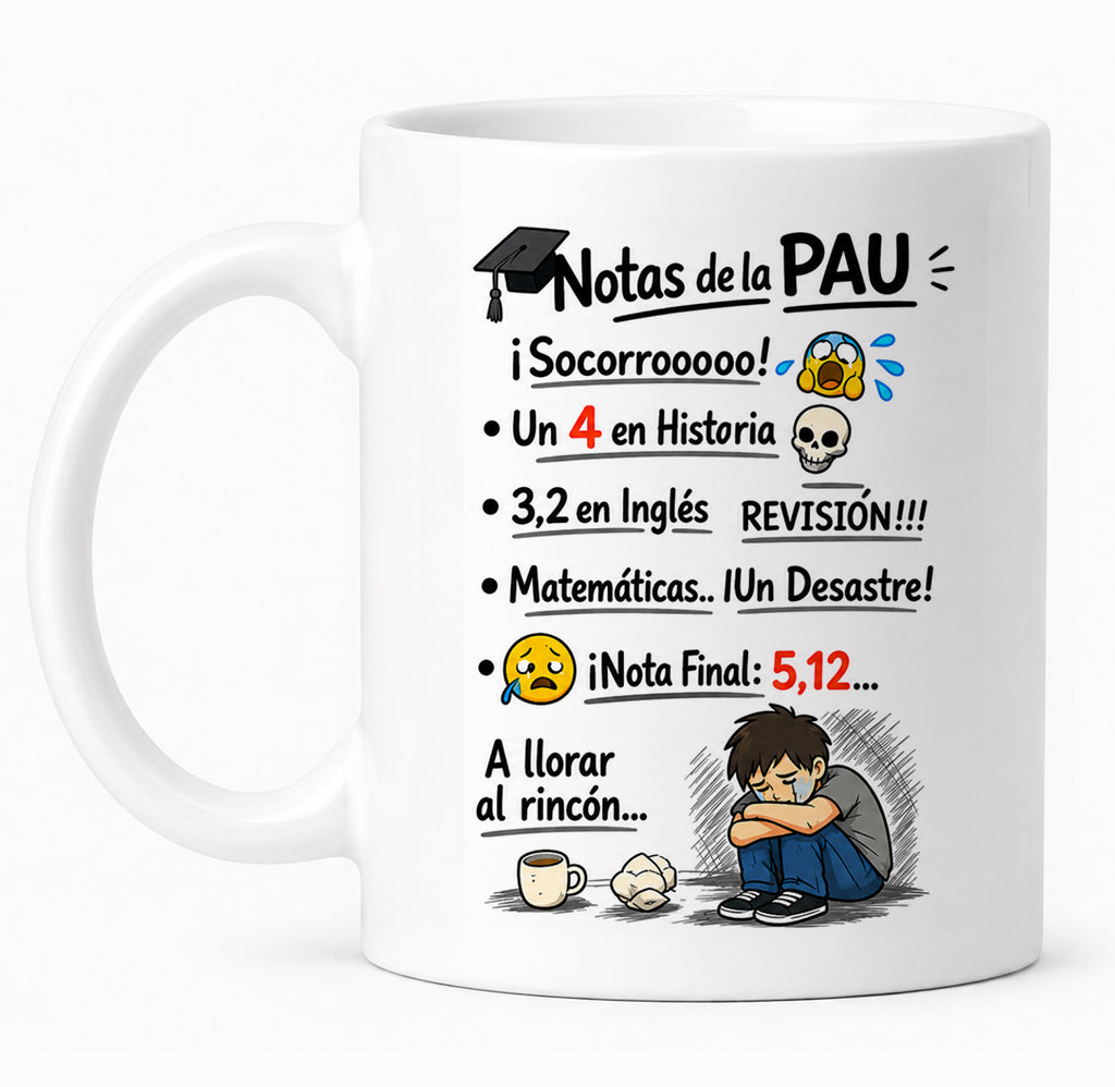 Taza Notas de la PAU Viral TikTok
