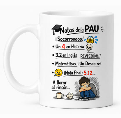 Taza Notas de la PAU Viral TikTok