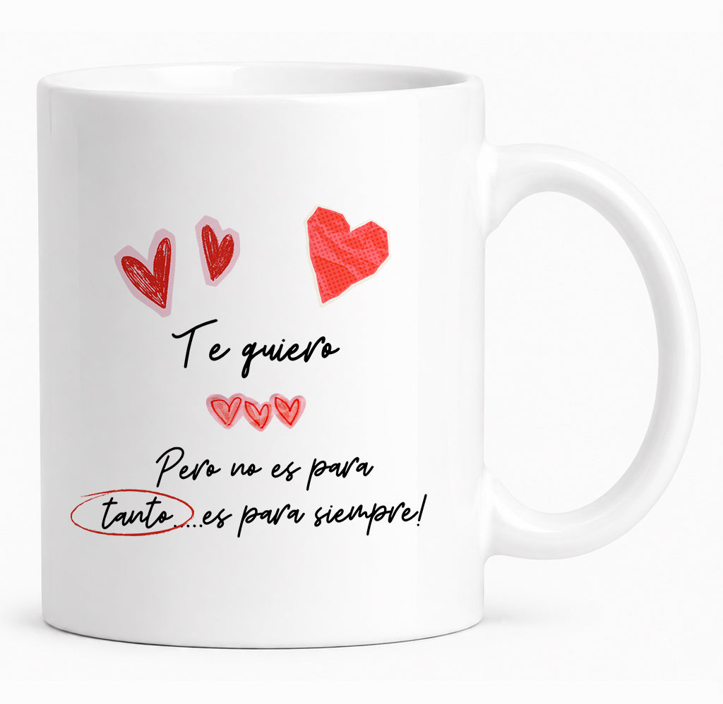 Taza pareja personalizada con foto, nombres y canción "Spotify"