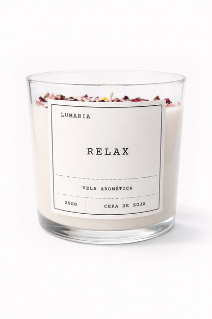 Vela Aromática Relax - Calma y serenidad en el hogar